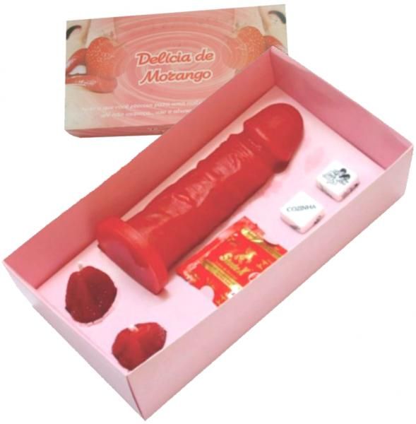 Kit Erótico Delícia de Morango
