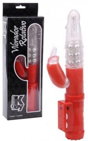 Vibrador Rotativo - Vermelho